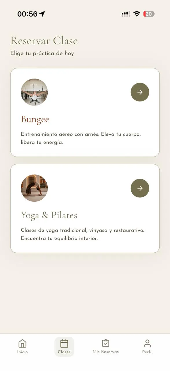 ONNA app: choose your practice, Bungee or Yoga & Pilates